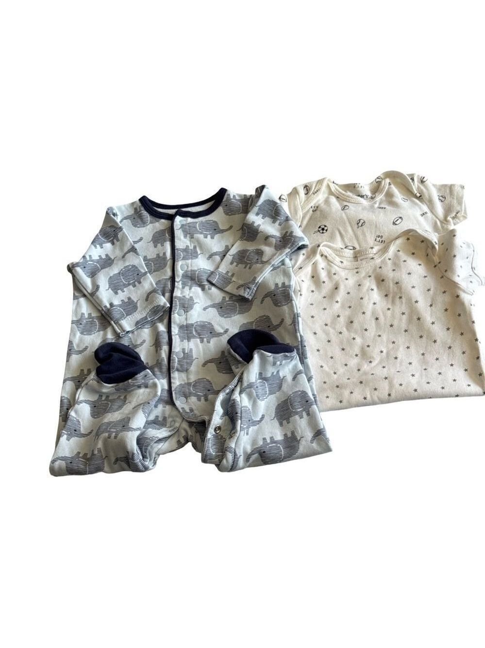Bundle of 3, Carters, Little Me, and Nordstrom Baby